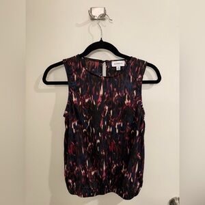 Evereve Sleeveless Patterned Top